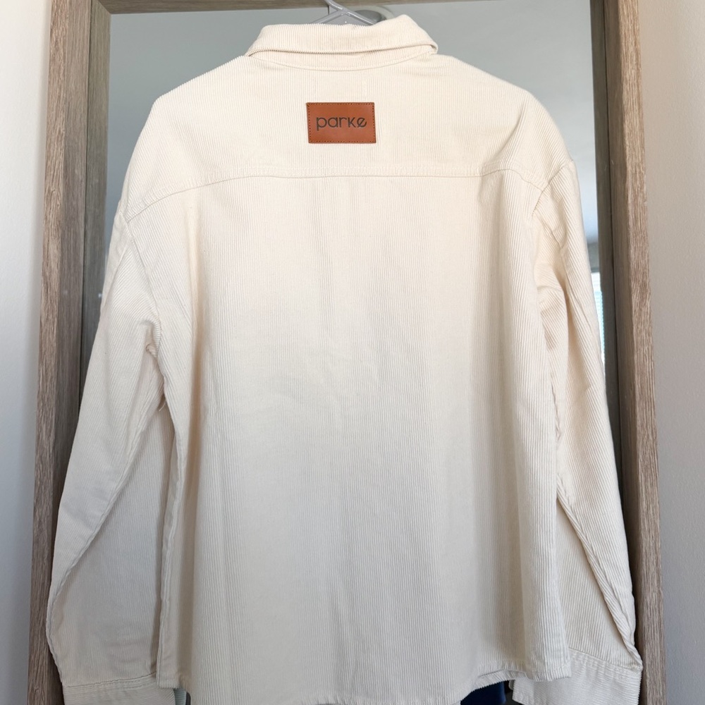 Parke Corduroy Shirt Cream - Picture 3 of 6